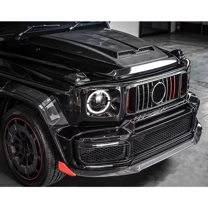 Rocket 900 Dry Carbon Fiber Front Lip for   G Class W464 G63 Body Kit 2019-2024 G500 G550 Car Parts